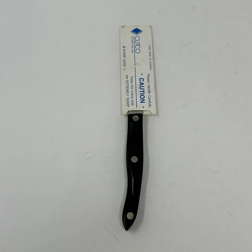 CUTCO 1768 KB Spatula Butter Spreader Knife Cutlery Classic Brown Handle USA